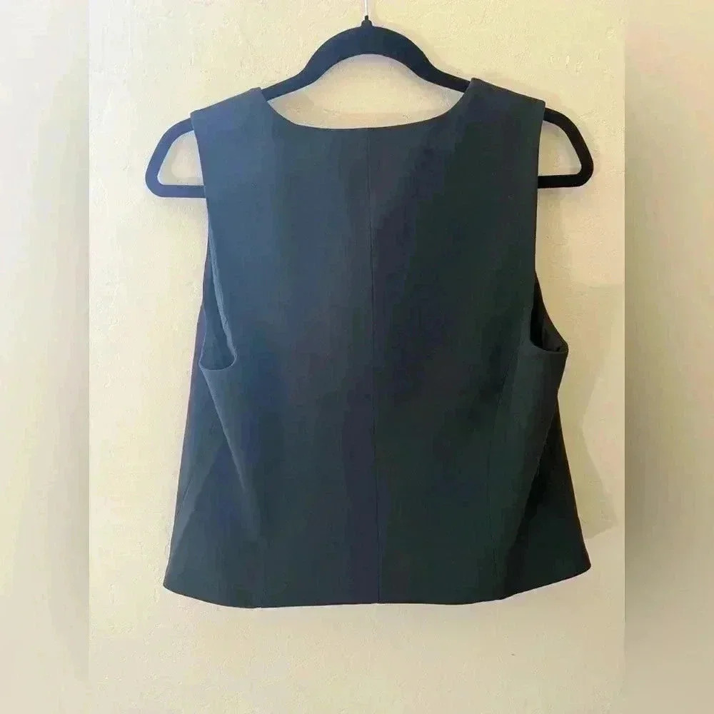 Jcrew Button-Front Vest - Nwt - Size 12 - image 3